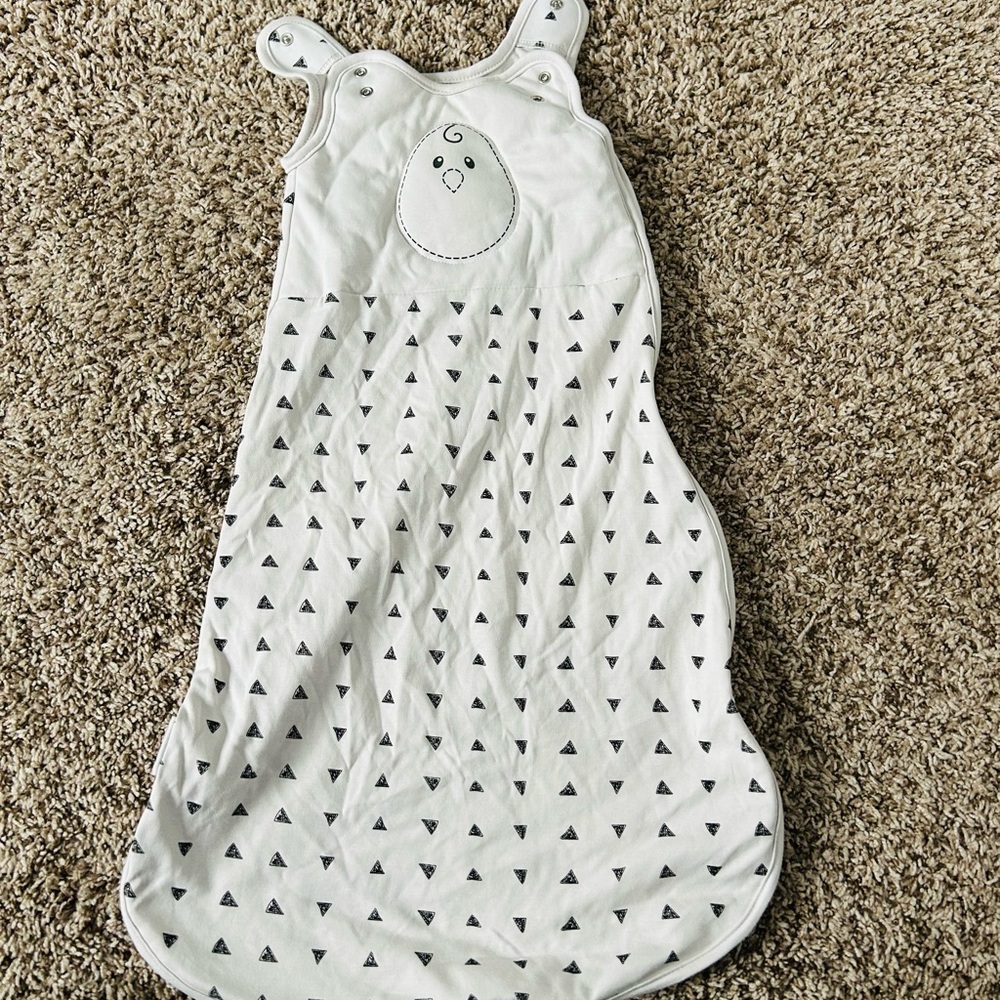 Grey Nested Bean sleep sack, 0-6mo